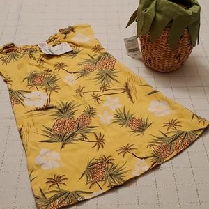 Vintage Gymboree pineapple dress and purse